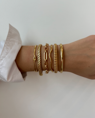 Penelope Chain Bracelet in Gold