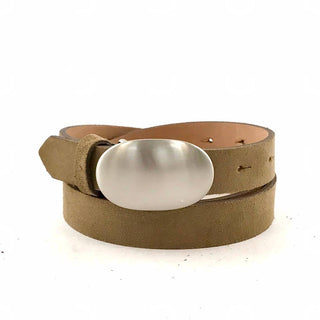 The Riverstone Italian Suede Belt