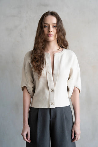 2 - Button Short Sleeve CardiganClothingChayse Clothing