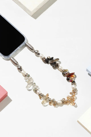 OSSA x CHAYSE Crystal Fade Wristlet in Crystal Pearl