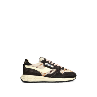 AUTRY Reelwind Low Women’s Sneakers in Animal Print Calf Hair