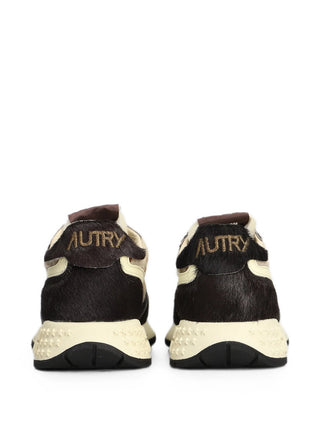 AUTRY Reelwind Low Women’s Sneakers in Animal Print Calf Hair