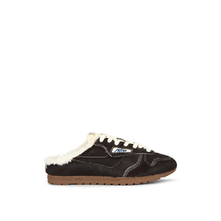 AUTRY Windspin Mule in Brown & Land Shearling