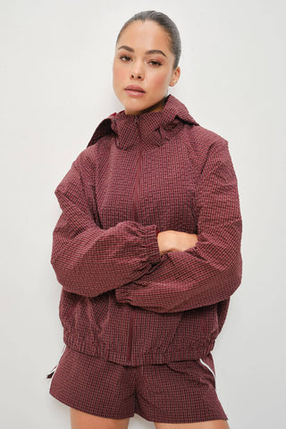 Roxy Micro Grid Nylon Track Jacket