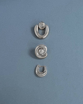 Milley Spiral Statement Studs Earrings