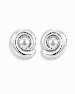 Milley Spiral Statement Studs Earrings