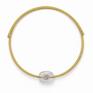 Gold Sparkle Magnetic Necklace