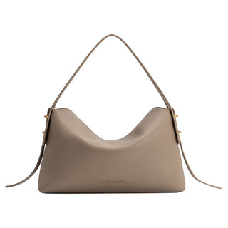 Emory Recycled Vegan Leather Top Handle Bag in Taupe