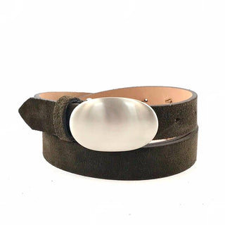 The Riverstone Italian Suede Belt