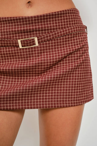 Lexi Checkered Skirt