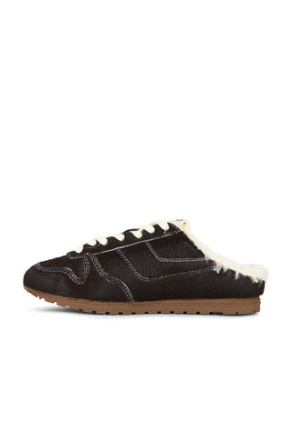 AUTRY Windspin Mule in Brown & Land Shearling