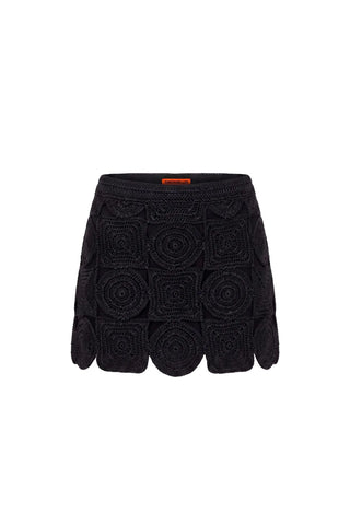 SIMON MILLER Beep Beep Mini Skirt in Black