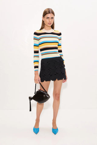 SIMON MILLER Beep Beep Mini Skirt in Black