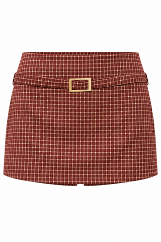 Lexi Checkered Skirt