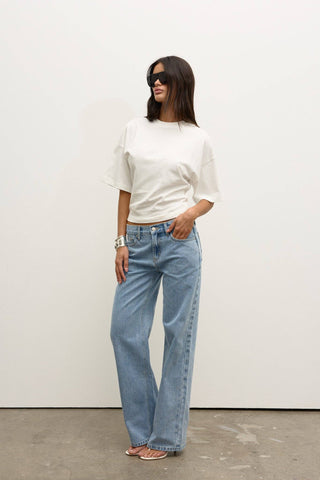 The Ellis Sculpted T-Shirt in White