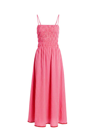 Solid & Striped Delta Dress in Lipstick Red Gingham