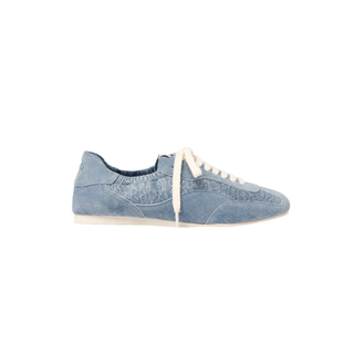 SIMKHAI Georgie Denim Leather Combo Sneaker