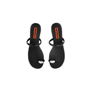 SIMON MILLER Pipe Sandal in Black