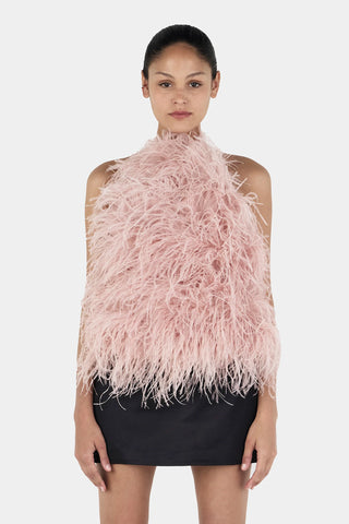 Hansen & Gretel Genie Feather Top in Rose