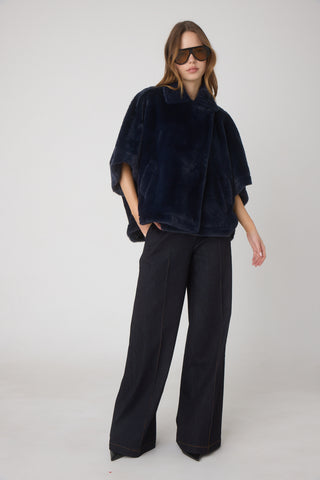 Quinn Coat in Navy