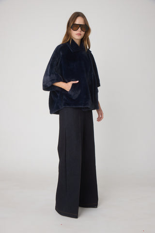 Quinn Coat in Navy