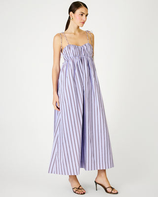 Line + Dot Andi Maxi Dress in Purple Stripe