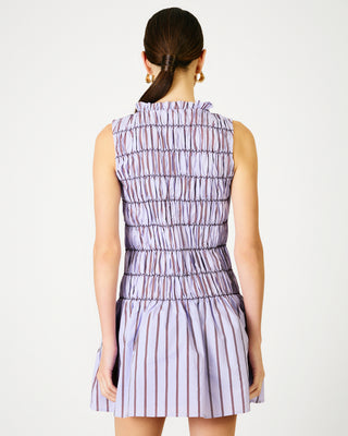 Line + Dot Andi Mini Dress in Purple Stripe