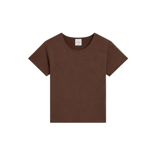 LESET Lauren Margo Tee in Chocolate