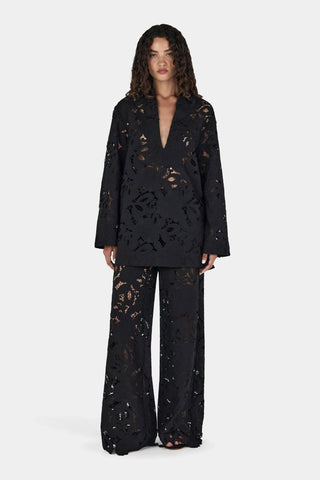 Hansen & Gretel Silla Lace Top in Black