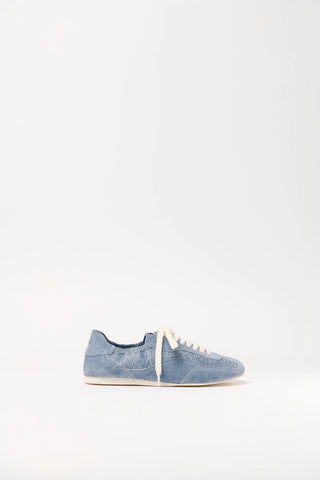 SIMKHAI Georgie Denim Leather Combo Sneaker