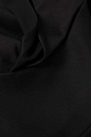 Close-up of black fabric texture