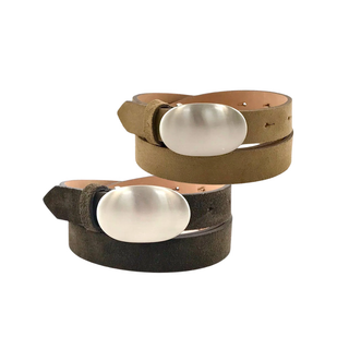 The Riverstone Italian Suede Belt