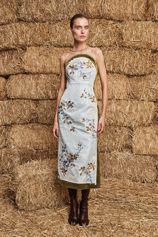 ALÉMAIS Odessa Embroidered Midi DressDressALÉMAIS