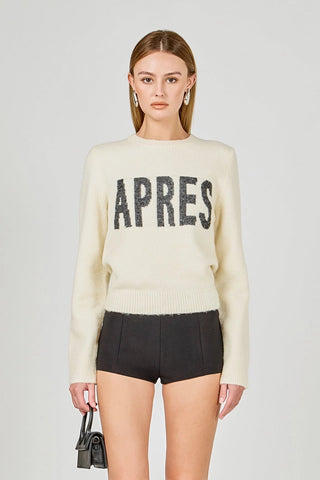 APRES Sweater in IvoryClothingChayse Clothing