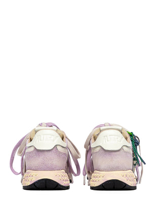 Autry Reelwind Super Vintage Low Sneakers in Lilac and WhiteShoesAUTRY