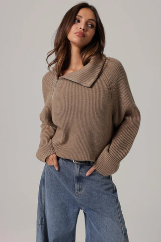 Bassett Zipper SweatersTopLine + Dot