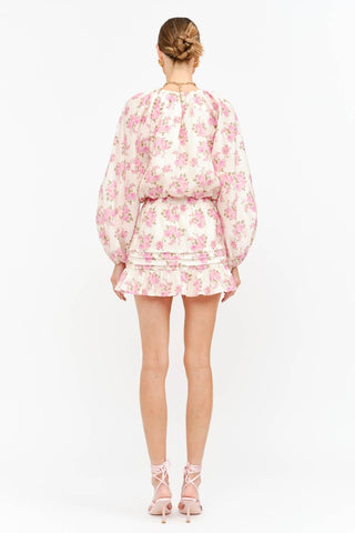 Rose Garden Billowy Floral Blouse