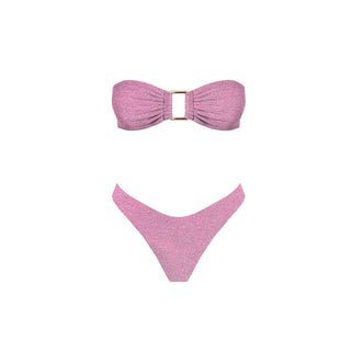 Bora Bikini Bottom in PinkSwimwearChayse Clothing