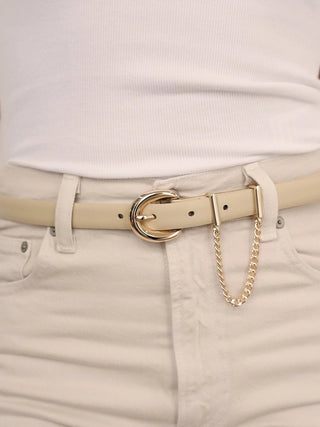 Cascade Chain Leather BeltAccessoriesEttika