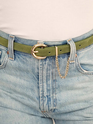 Cascade Chain Suede BeltAccessoriesEttika