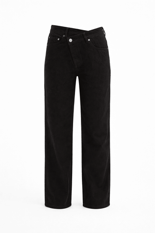 Chelsea Straight - Leg Asymmetric Waist JeanClothingChayse Clothing