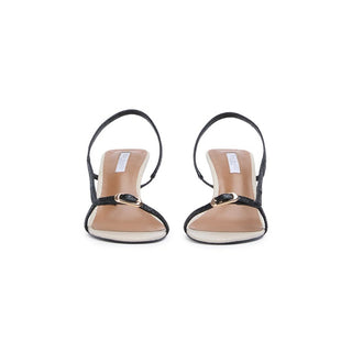 Christine Black Snake HeelShoesTony Bianco