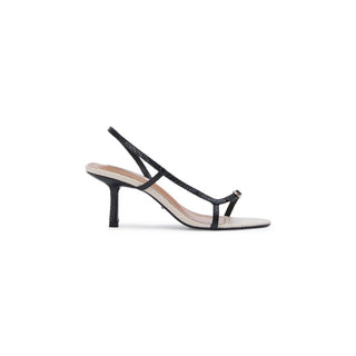 Christine Black Snake HeelShoesTony Bianco