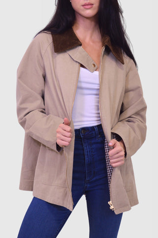 Corduroy Collared Cotton Chore JacketOuterwearChayse Clothing