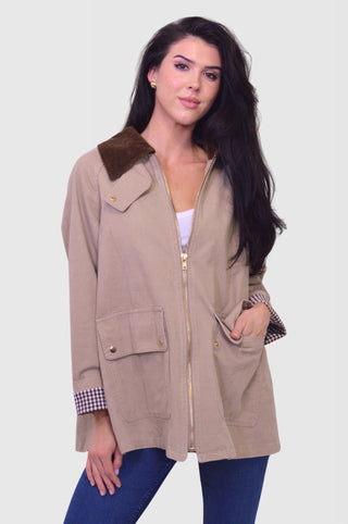 Corduroy Collared Cotton Chore JacketOuterwearChayse Clothing