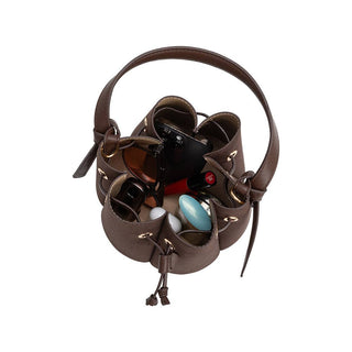Laguna Mini Recycled Vegan Suede Top Handle Bag in Bambi