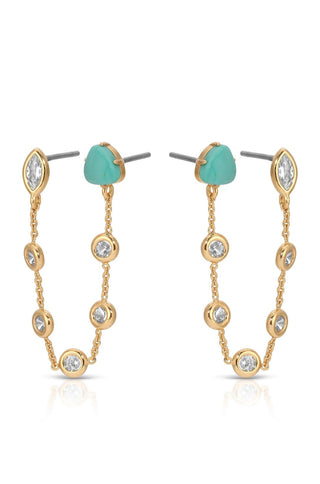 Double Piercing Turquoise EarringsAccessoriesEttika