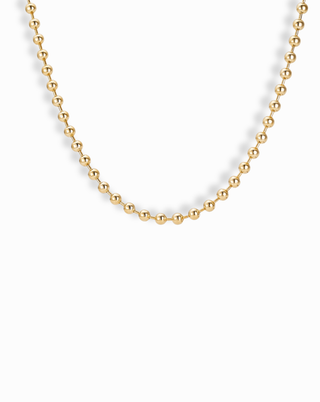 Soren Ball Chain Necklace in Gold