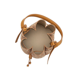Laguna Mini Recycled Vegan Suede Top Handle Bag in Bambi