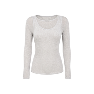 Calla Sheer Layered Long-Sleeve Top